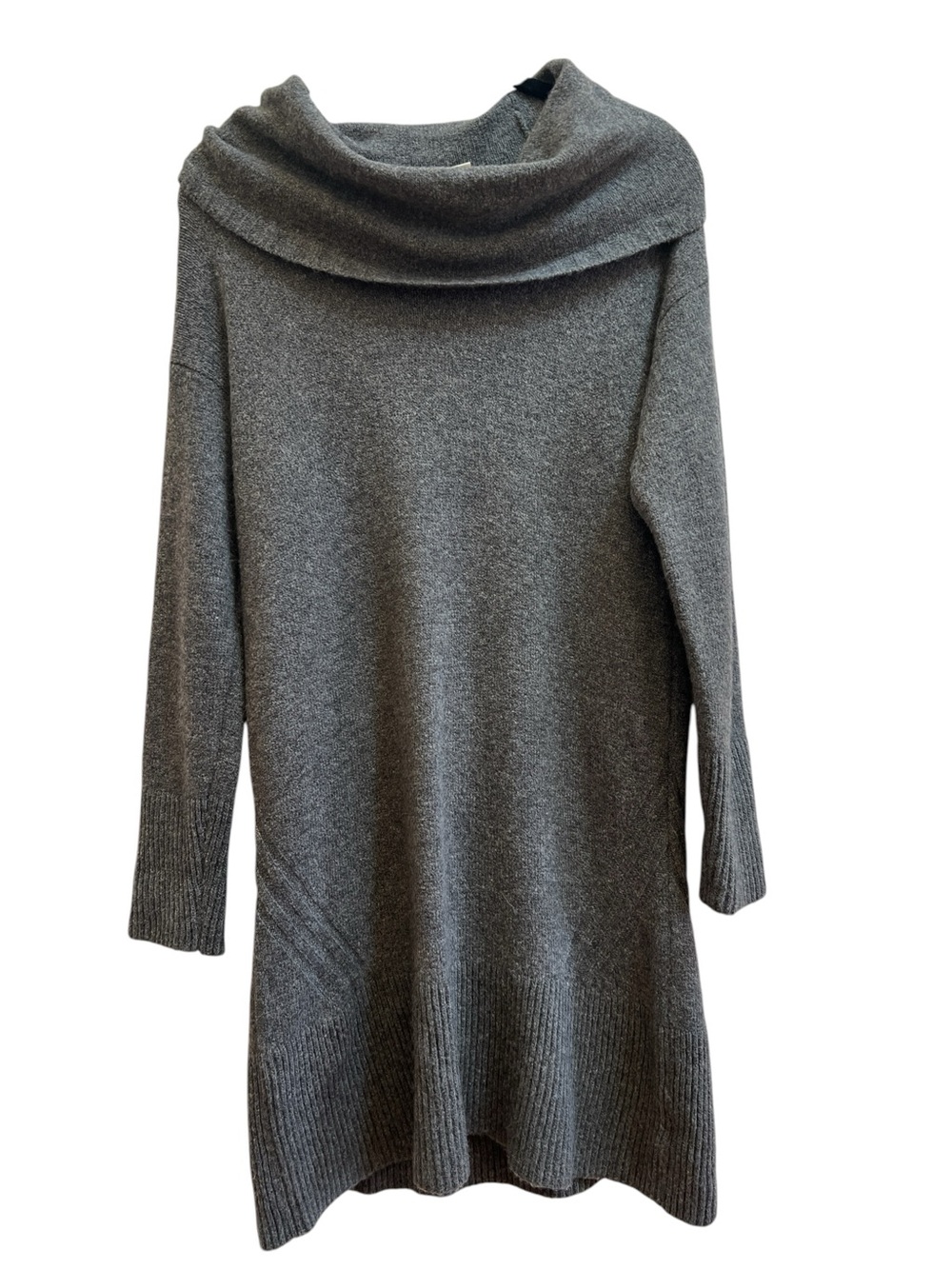 Anthropologie Sonoran Cowl Neck Wool Alpaca Sweater Dress Gray M Academia Fall - Picture 2 of 7